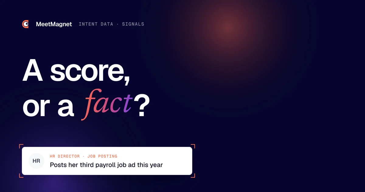 A score, or a fact? · Posts her third payroll job ad this year