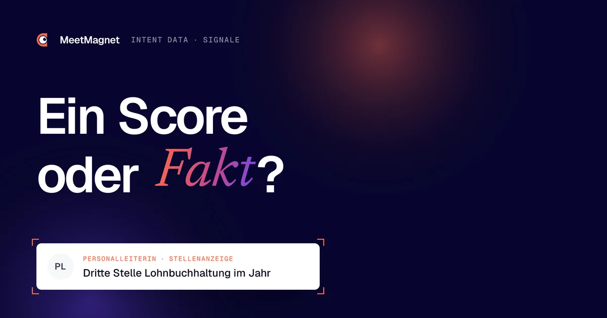 Ein Score oder Fakt? · Dritte Stelle Lohnbuchhaltung im Jahr