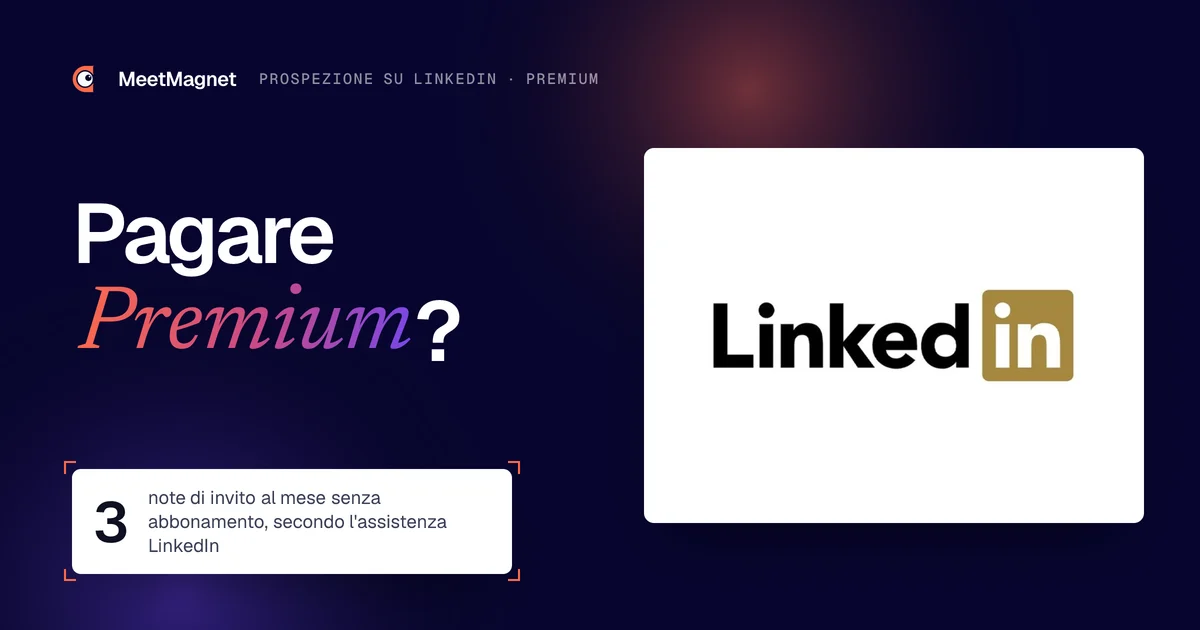 Pagare LinkedIn Premium? Senza abbonamento, tre note di invito al mese