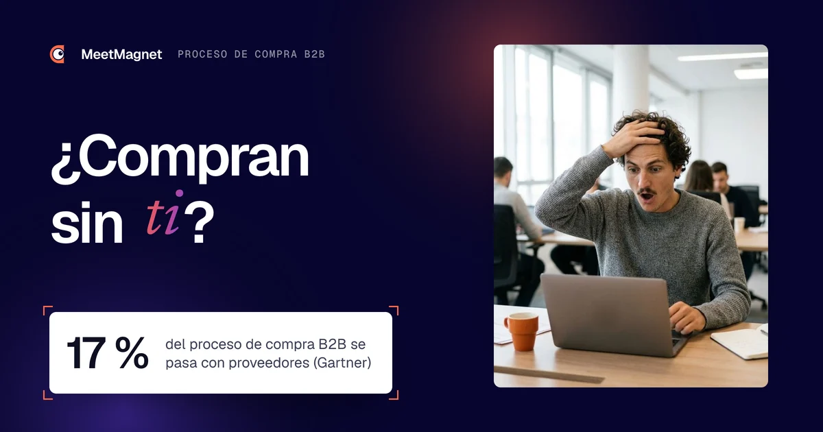 Etienne Douillard, fundador de MeetMagnet, sorprendido: solo el 17 % del proceso de compra B2B pasa con proveedores