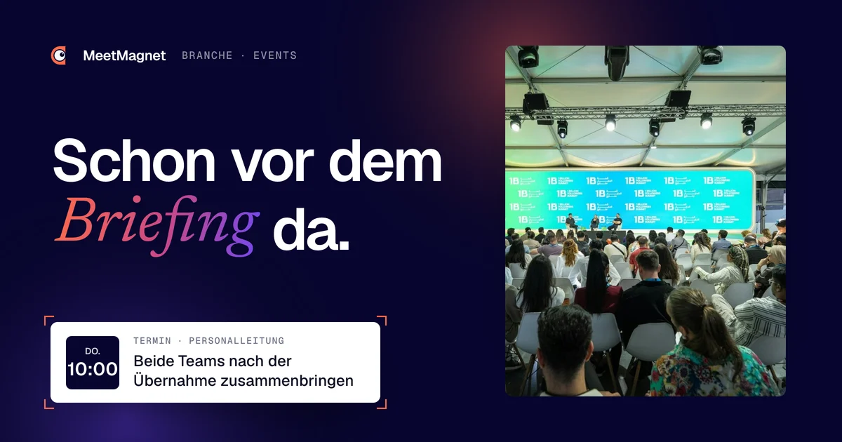 Voller Konferenzsaal bei einem Firmenevent